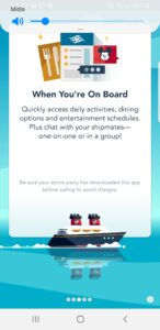 App Disney Cruise Line - Screenshot